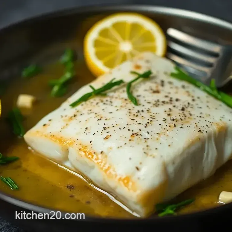 Pan-Seared Halibut with Lemon-Caper Sauce