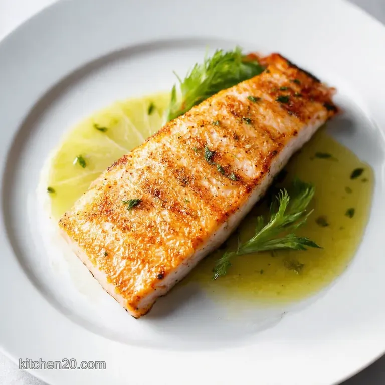 PanSeared Mahi Mahi with LemonHerb Butter