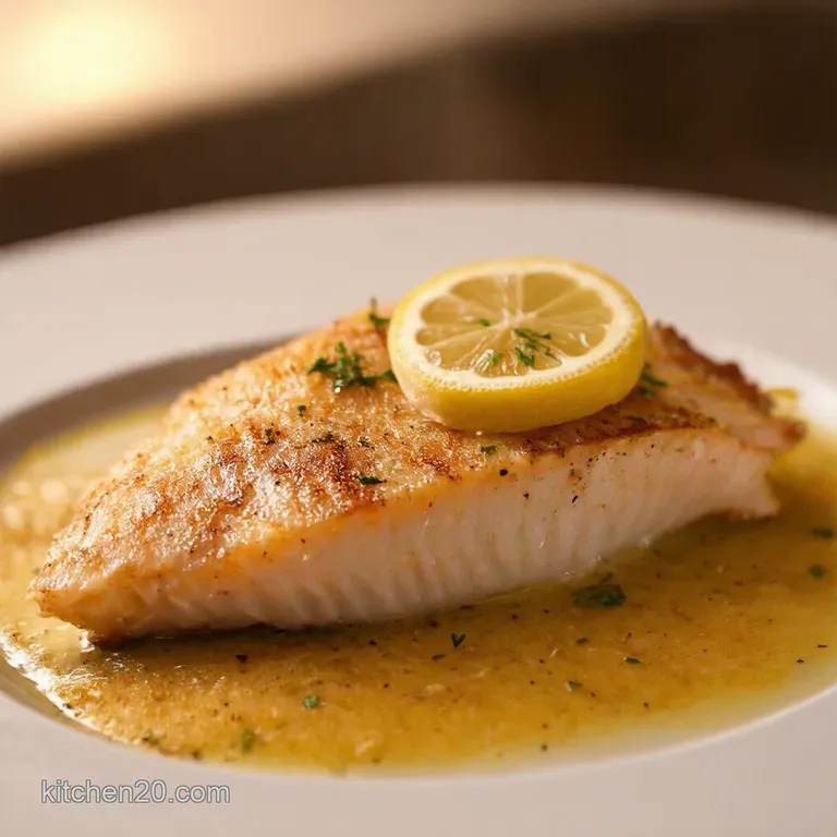 PanSeared Snapper with LemonButter Sauce and Risotto presentation