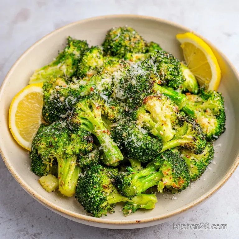 Parmesan Ranch Garlic Broccoli: Ultra-Crispy