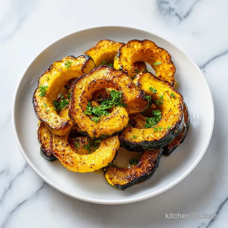 Roasted Acorn Squash: Tender and Caramelized