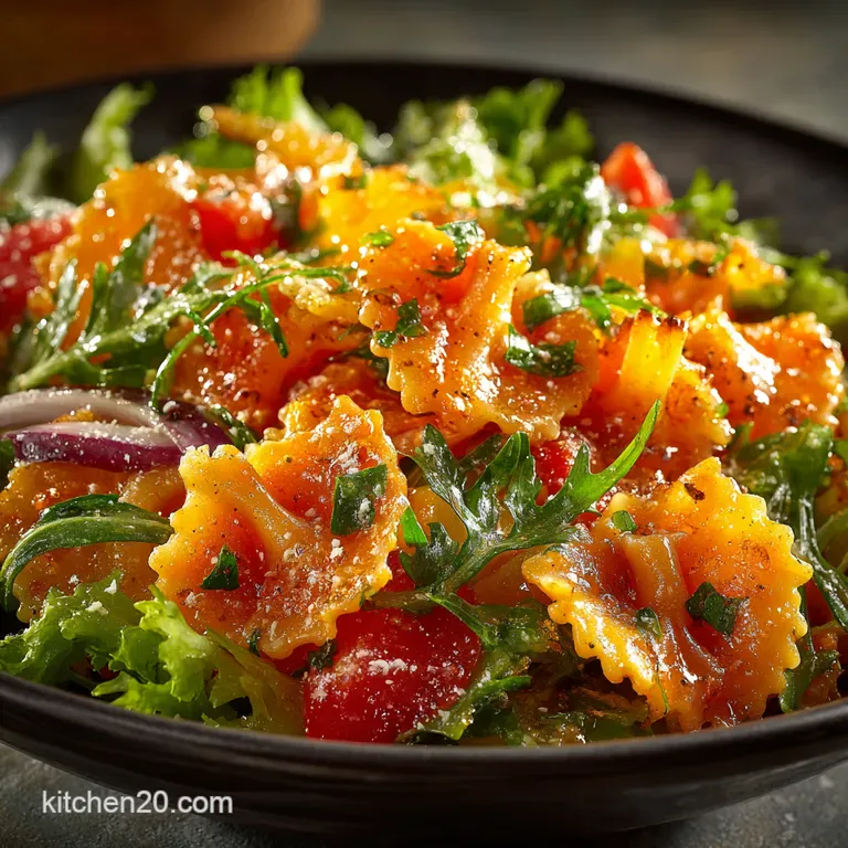 Pasta Perfecta Summer Veggie Pasta Salad presentation