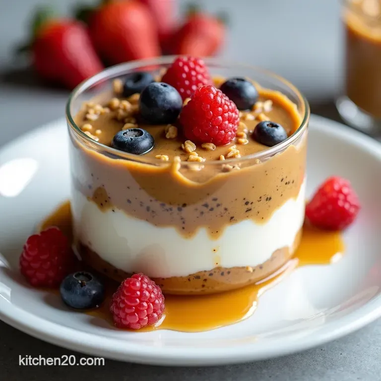 Peanut Butter Bliss Greek Yogurt Parfaits