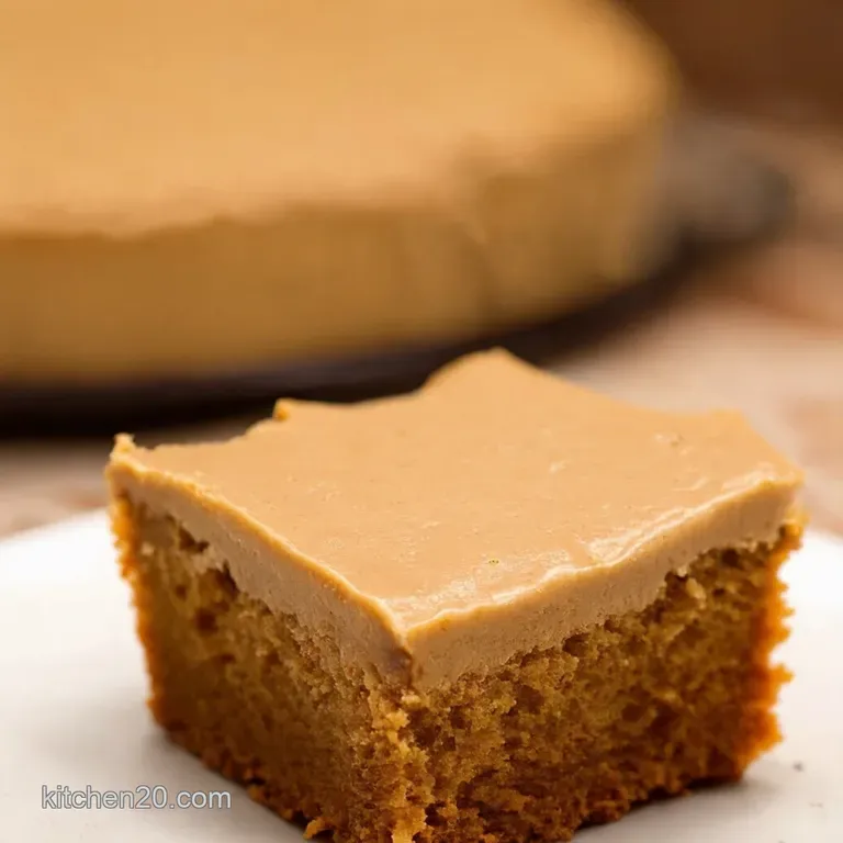 Peanut Butter Bliss Icing presentation