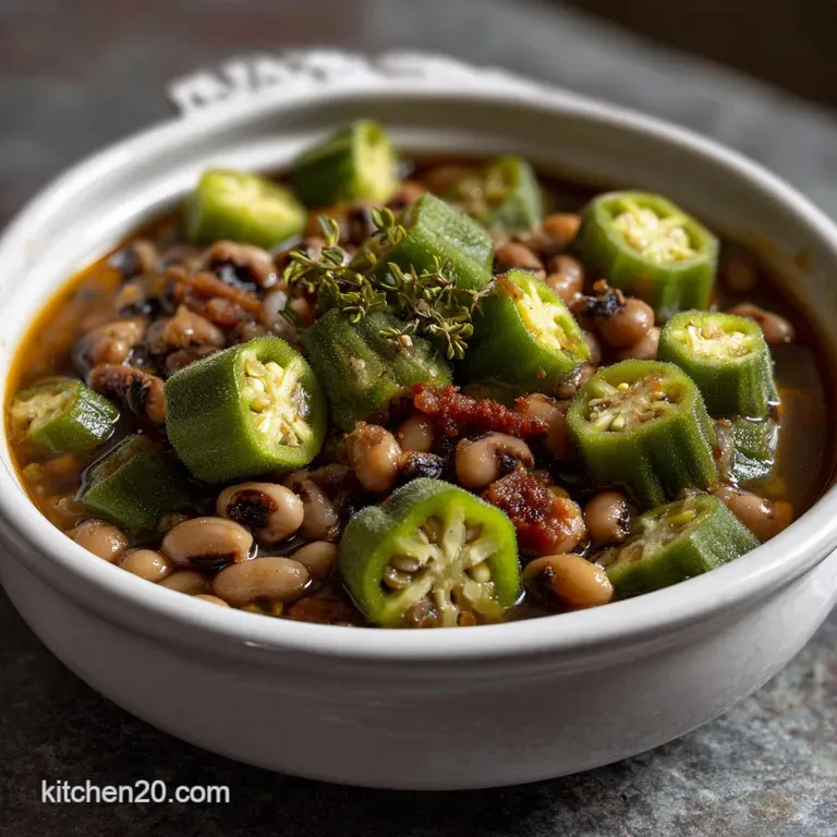 Peas And Okra: Velvety Comfort