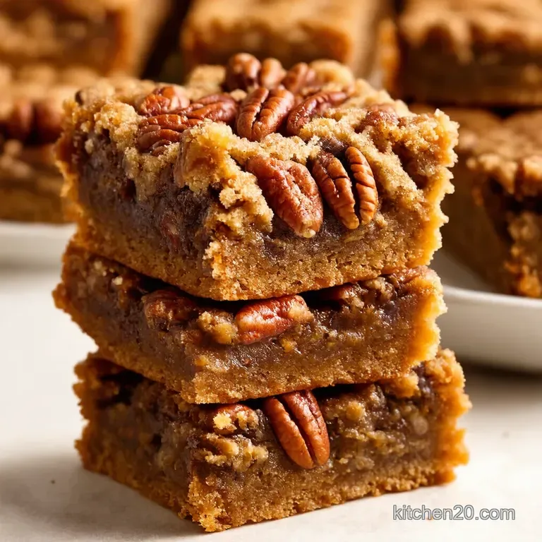 Pecan Pie Bars A Taste of Southern Comfort presentation