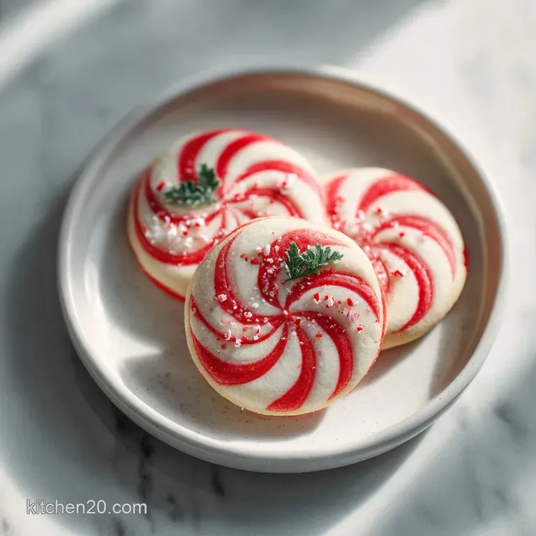 Peppermint Swirl Cookies: Shatter Crisp Finish