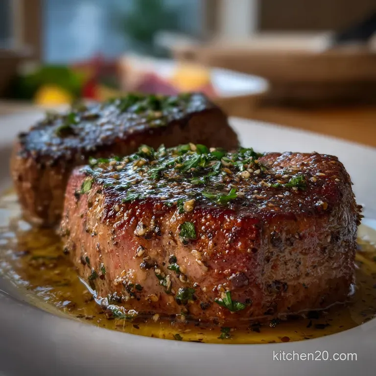 Perfectly Pan Seared Filet Mignon For: The Ultimate Crust