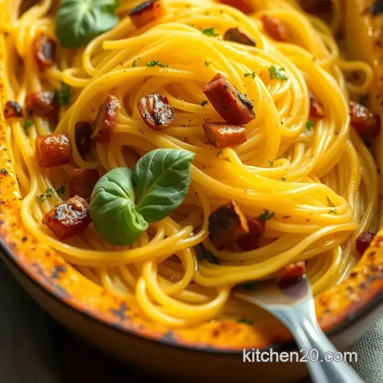 Perfect Roasted Spaghetti Squash presentation