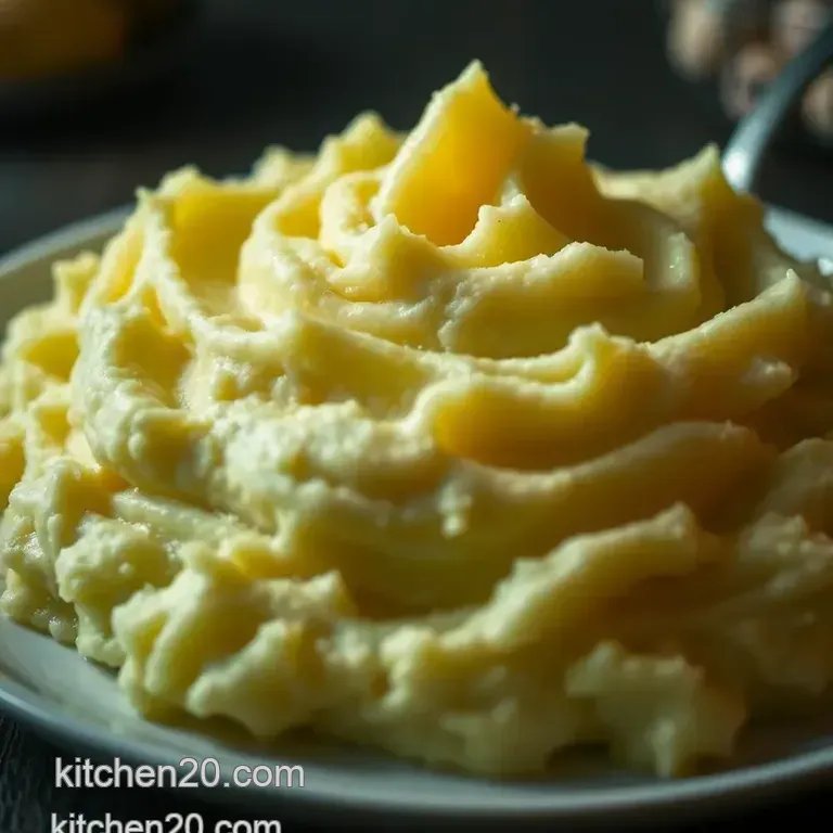 Perfectly Fluffy Classic Mashed Potatoes presentation