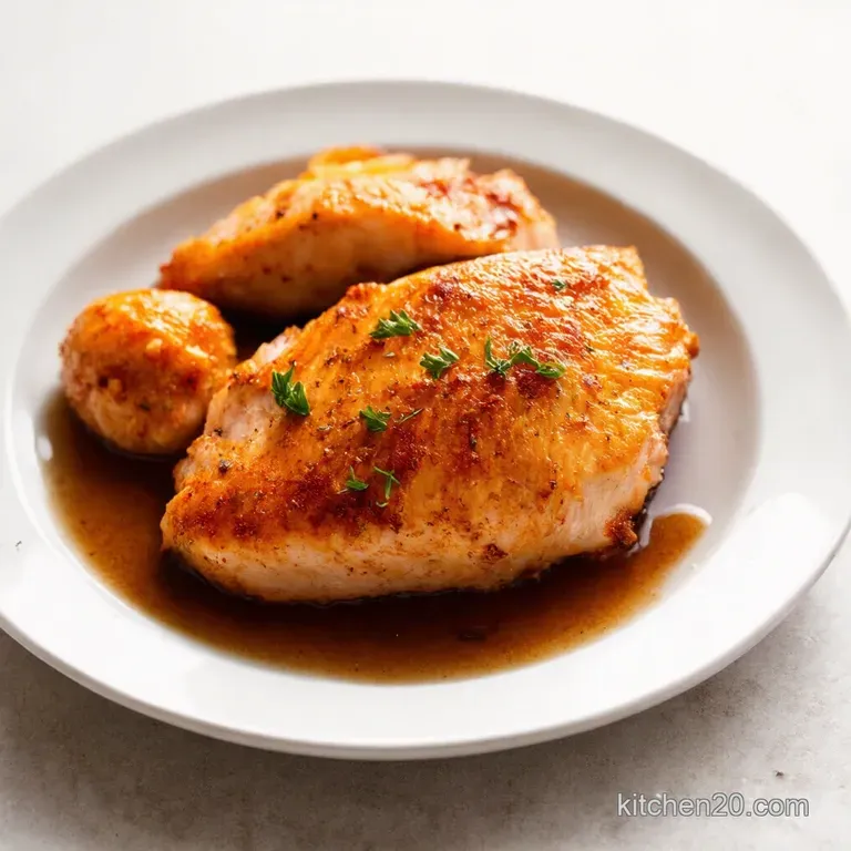 Perfectly PanSeared Juicy Chicken Fillet