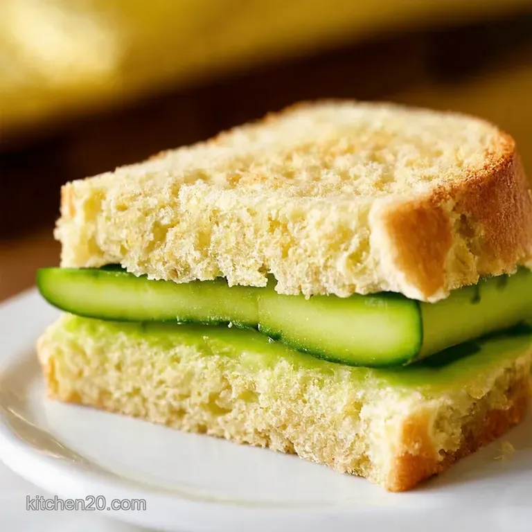 Perfectly Proper Cucumber Sandwiches presentation