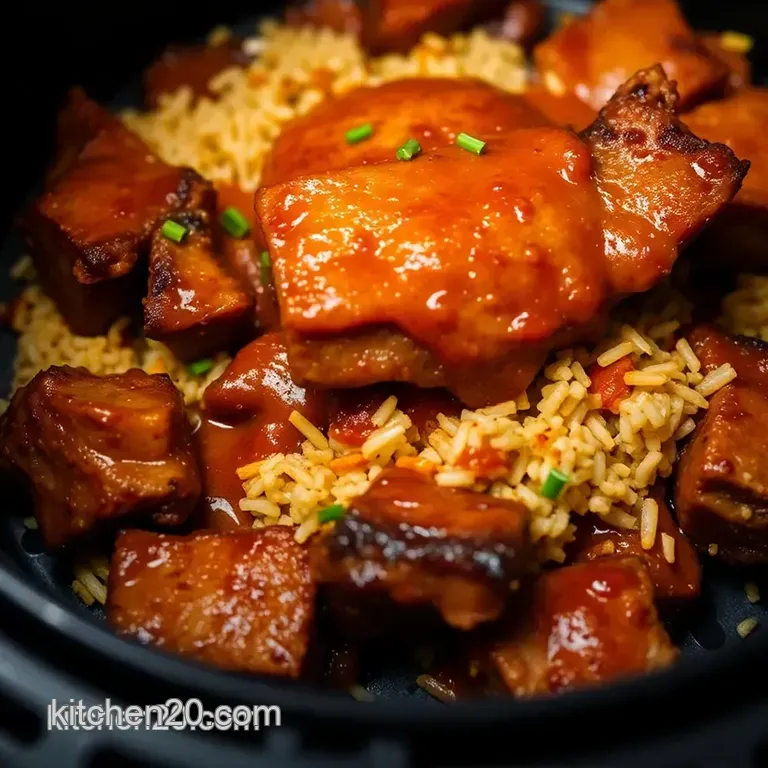 Perfectly Reheated Ribs in the Air Fryer: Juicy Tender and Full of Flavour! presentation