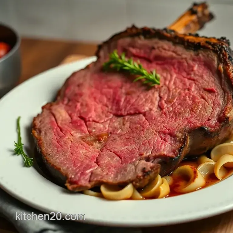 Perfectly Roasted Prime Rib: A Show-Stopping Centrepiece