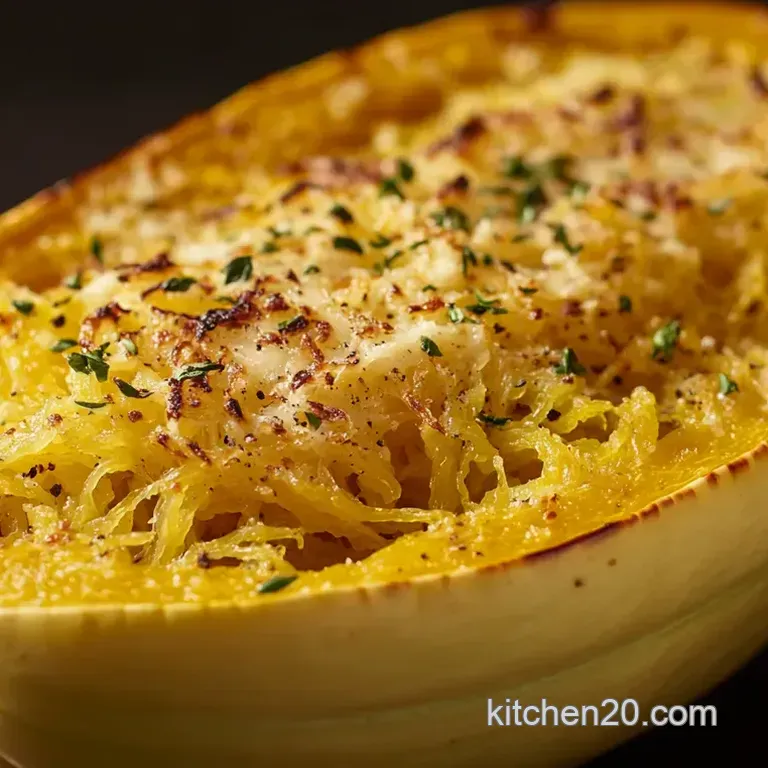 Perfectly Roasted Spaghetti Squash