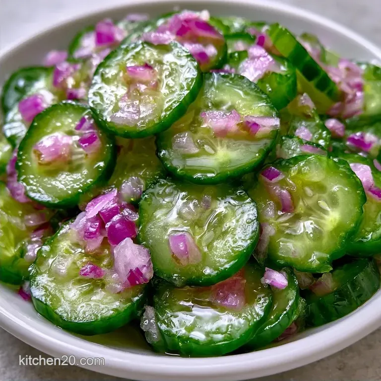 Ultra-Crisp Pickled Cucumber Salad