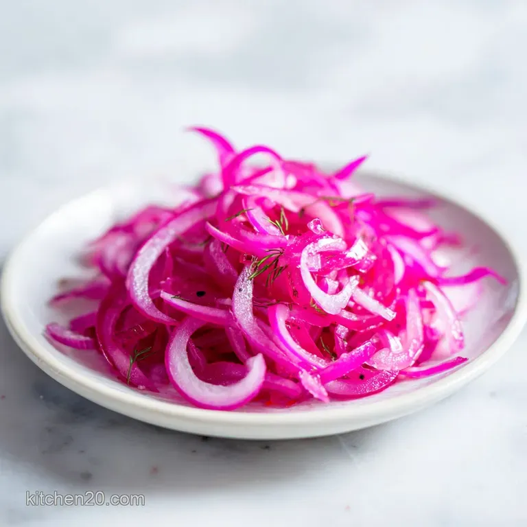 Pickled Red Onion Recipe: Zesty and Crisp