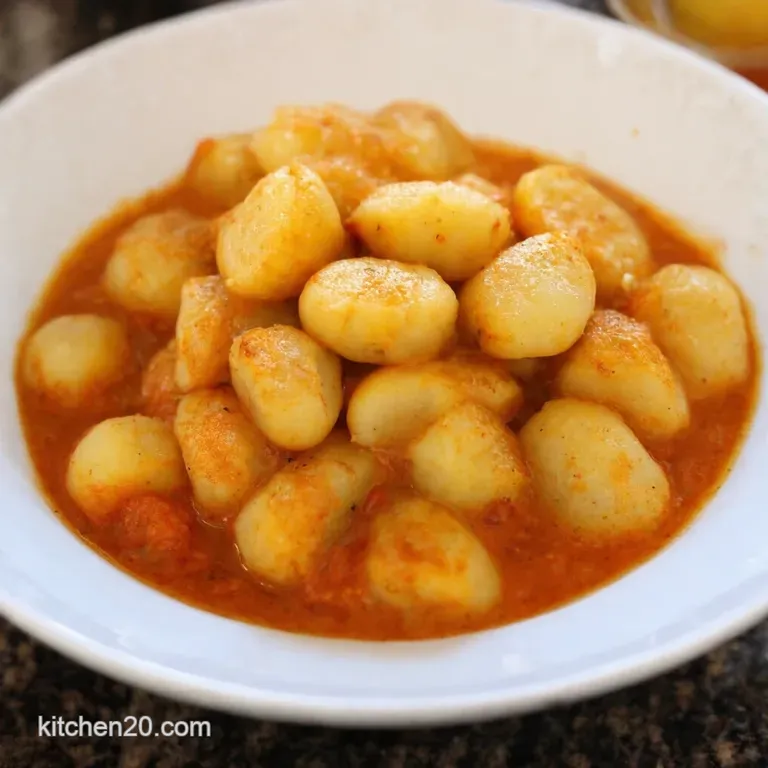 Pillowy Potato Gnocchi presentation