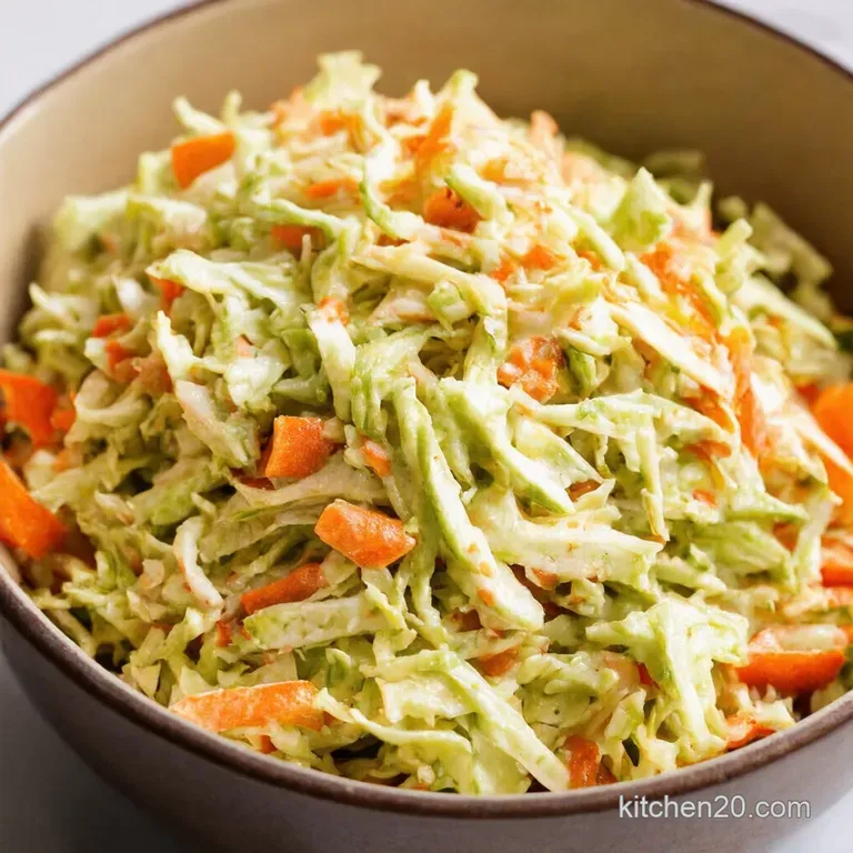 Pinterestperfect Creamy Coleslaw presentation