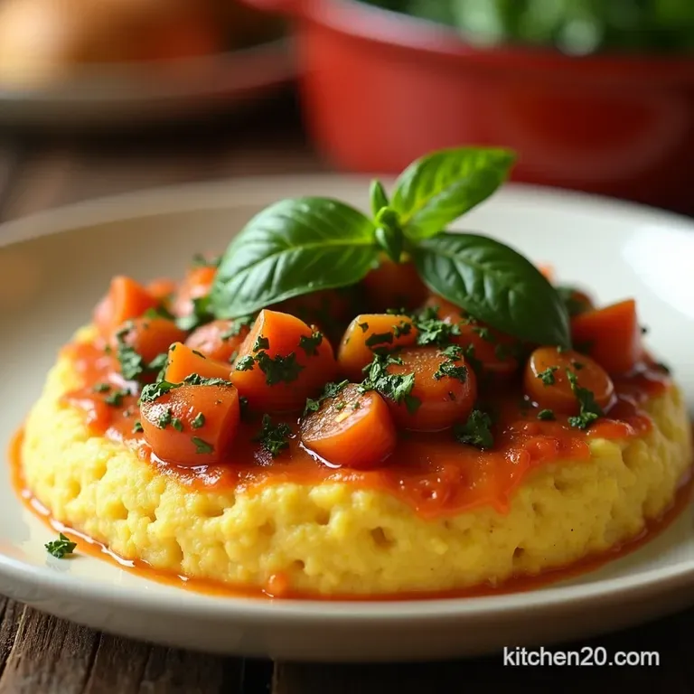 Polenta Florentine Sunnyside Up Italian Comfort presentation