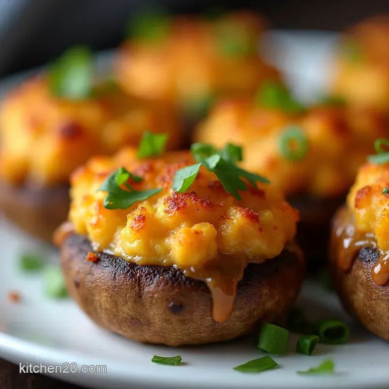 Blistered Jalapeño Popper Stuffed Mushrooms The Ultimate GameDay Nibble