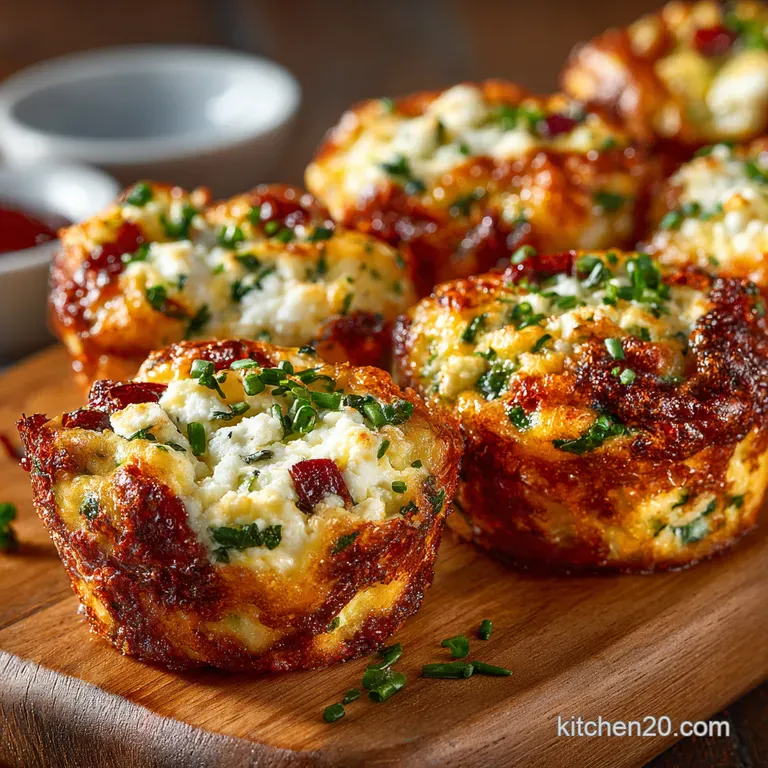 Powerpacked Cottage Cheese Veggie Egg Bites presentation