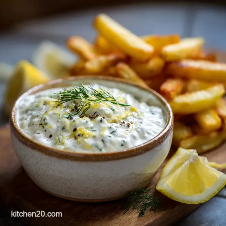 Tartar Sauce: The Proper Chip Shop Recipe (Creamy Easy)