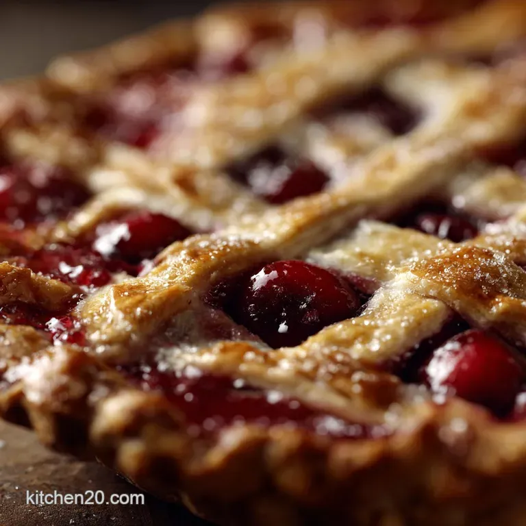 The Proper Doublecrust Cherry Pie a Timeless Classic presentation
