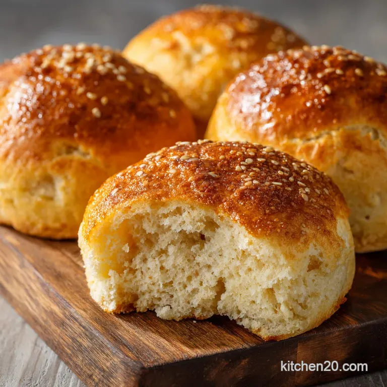 Keto Buns: Best Fluffy Low Carb Almond Flour Sandwich Rolls