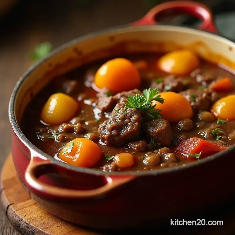 The Proper Pint Slowsimmered Beef Stew Rich Tender and Absolutely Cracking presentation
