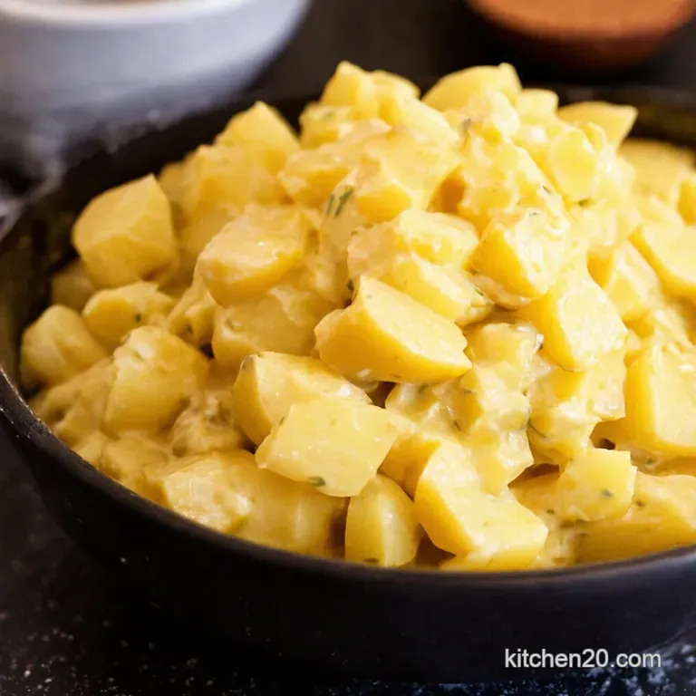 Proper Potato Salad Creamy Tangy Absolutely Moreish presentation