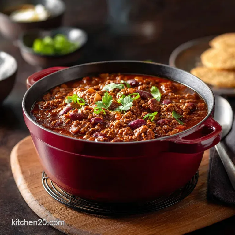 The Sunday SlowSimmer Proper Homemade Chili Con Carne