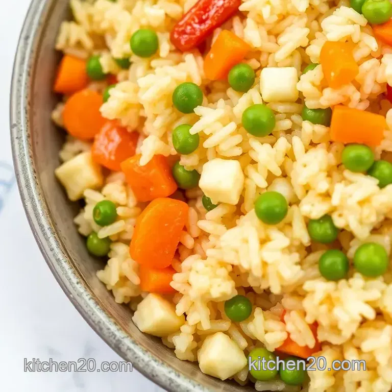 Quick Benihana Fried Rice - Tasty & Easy presentation
