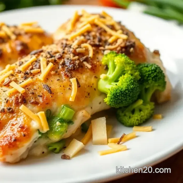 Quick Broccoli Stuffed Chicken Delight