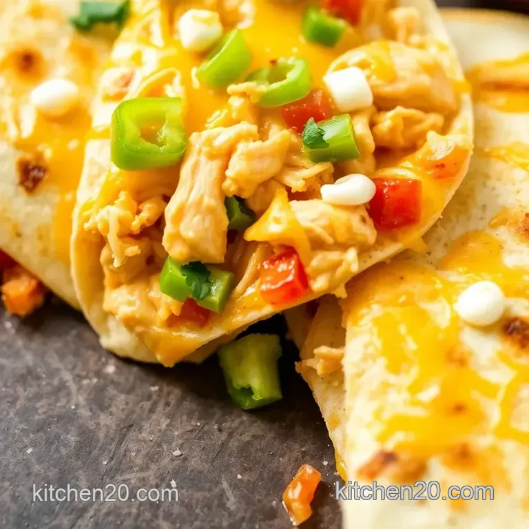 Quick Cheesy Chicken Quesadillas in 25 Minutes presentation