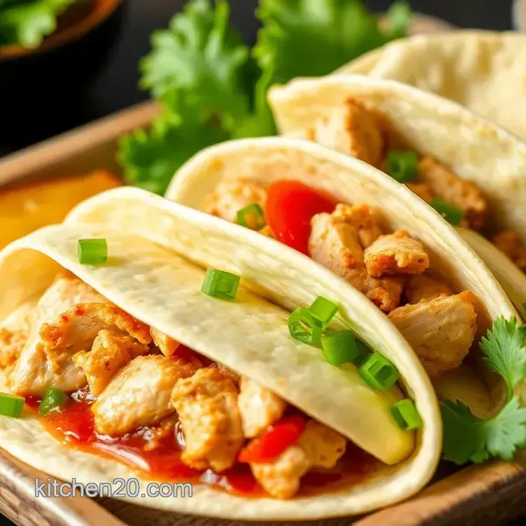 Quick Chicken Sauce Wraps for Family Fun
