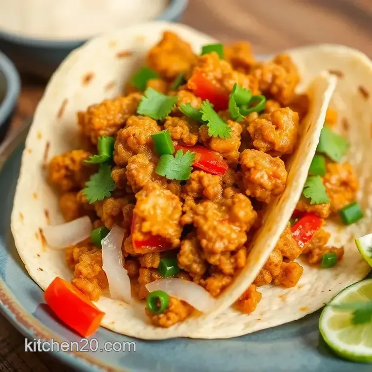 Quick Chicken Tacos with Spicy Keema Delight