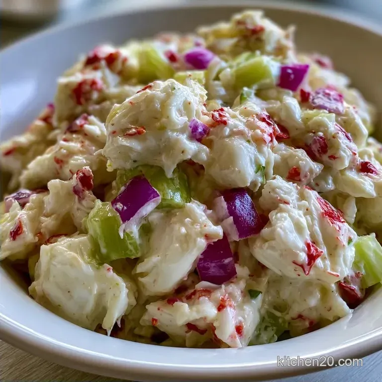 Quick Classic Crab Salad in 10 Minutes