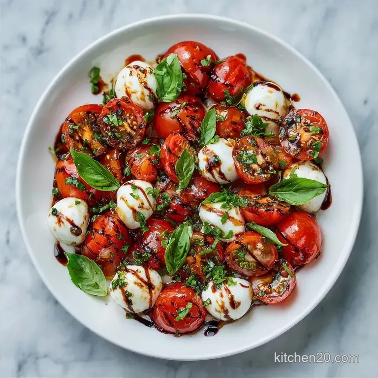 Quick Garden Basil Tomato Salad: Fresh and Zesty
