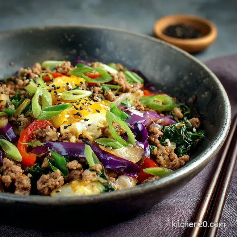 Low Carb Egg Roll in a Bowl the Ultimate 25Minute Weeknight Winner presentation