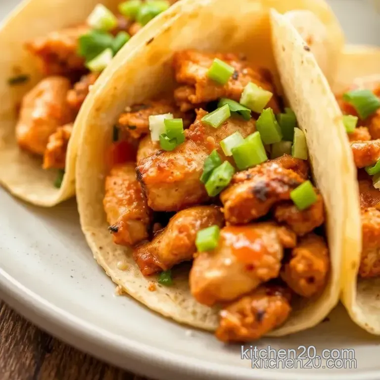 Quick Smoked Chicken Tacos for Easy Dinner presentation