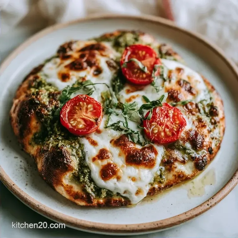 Quick Summer Caprese Flatbread: Crispy and Fresh