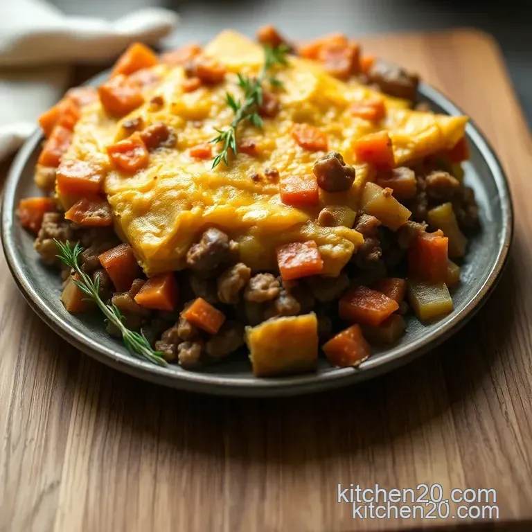 Quorn Shepherd&#039 s Pie with a Twist presentation