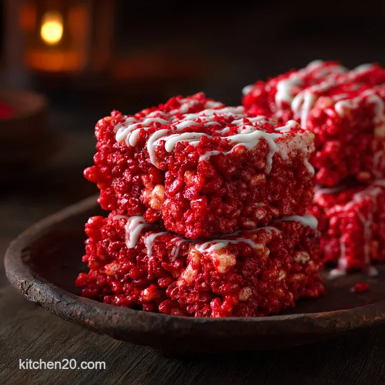 Red Velvet Raw Meat Rice Krispies Treats: The Butchers Bargain
