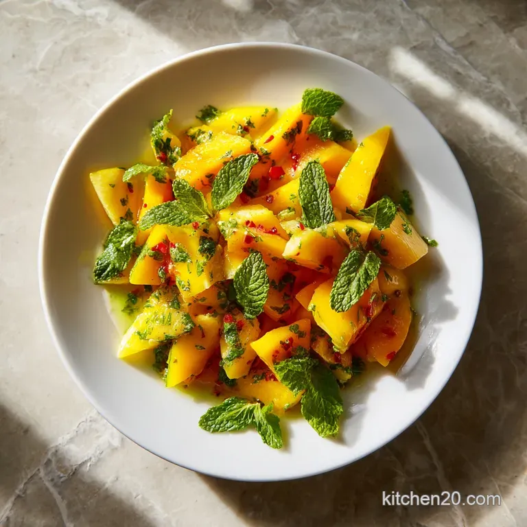 Refreshing Mango Salad Recipe with Lime