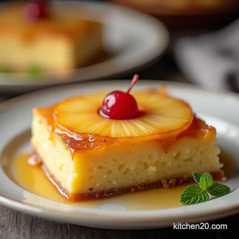 Retrolicious UpsideDown Pineapple Cake