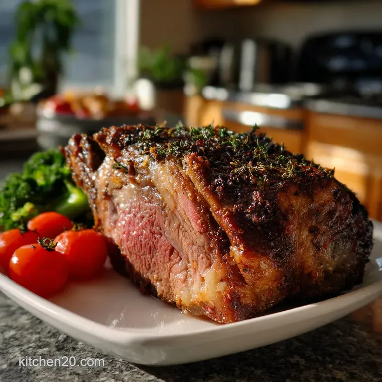 Elegant plate featuring tender beef, glistening with a mahogany crust, artfully arranged beside vibrant, earthy vegetable ...