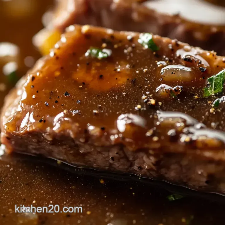 Rich & Savory Au Jus: Restaurant Quality at Home presentation