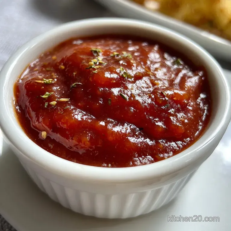 Homemade Ketchup: Rich Spiced Classic Recipe presentation