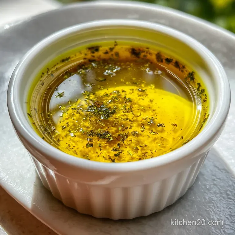 Rustic wooden board holding small bowls of olive oil dip, accompanied by warm, sliced bread, a simple yet elegant appetizer.